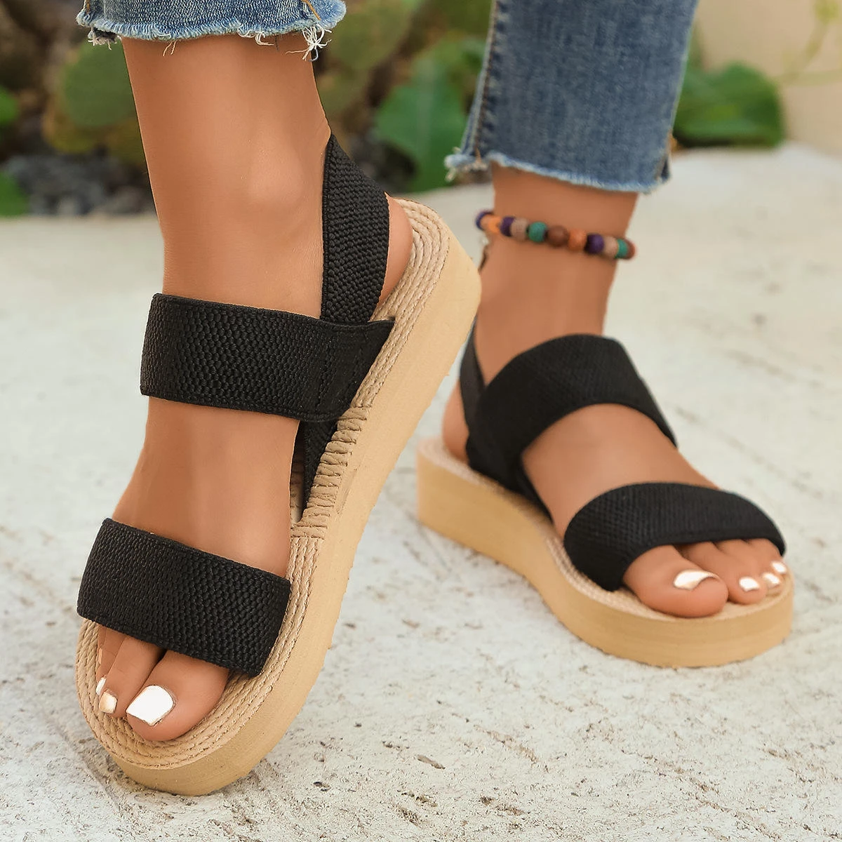 Sandales de Plage Légères pour Femmes, Claquettes Antidérapantes d'Été pour Filles, Sandales d'Extérieur pour Usage Quotidien